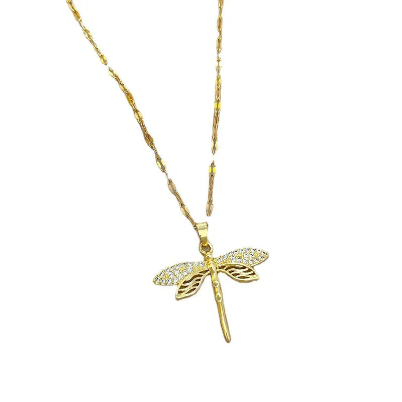 Collier Libellule en Or