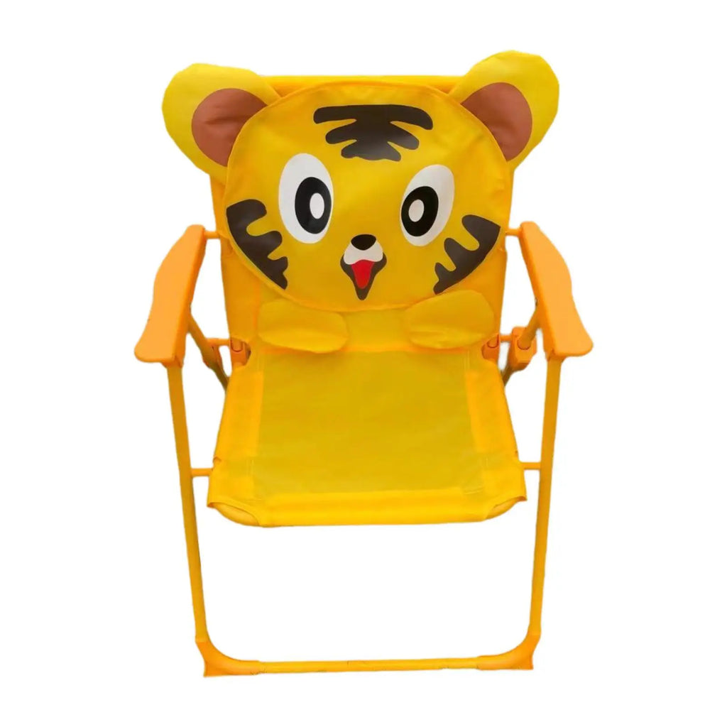 Chaise Enfant Pliable avec Imprimé Animaux - Légère et Idéale pour Activités de Plein Air