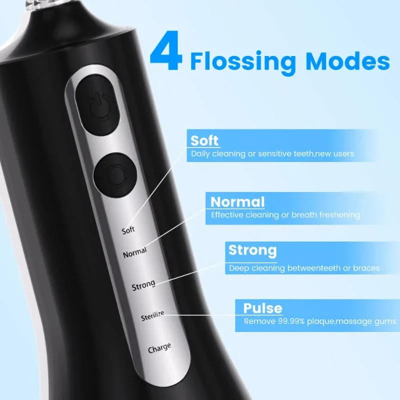 Hydropulseur rechargeable pour soins dentaires