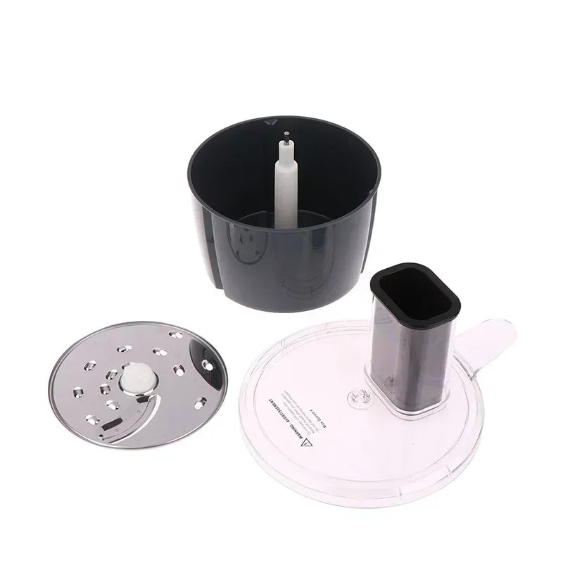 MixWerk Thermomix Set de découpe pour TM6 & TM5 | Coupe-légumes & Râpe à fromage | Accessoire de tranchage pour radis & patates douces | Accessoire avec récipient
