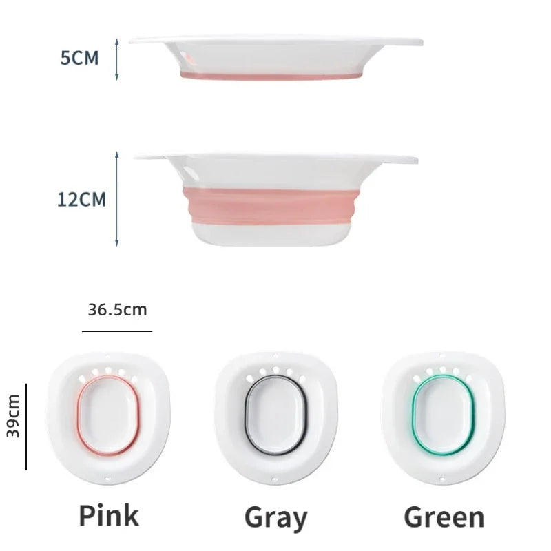 Baignoire-Bidet Pliable – Bain de siège confortable pour femmes enceintes, personnes âgées, après l'accouchement et accessoires de toilette médicaux