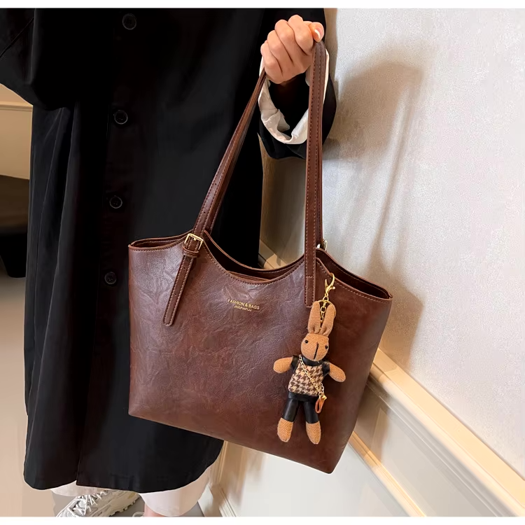 Sac fourre-tout femme spacieux avec doubles poignées