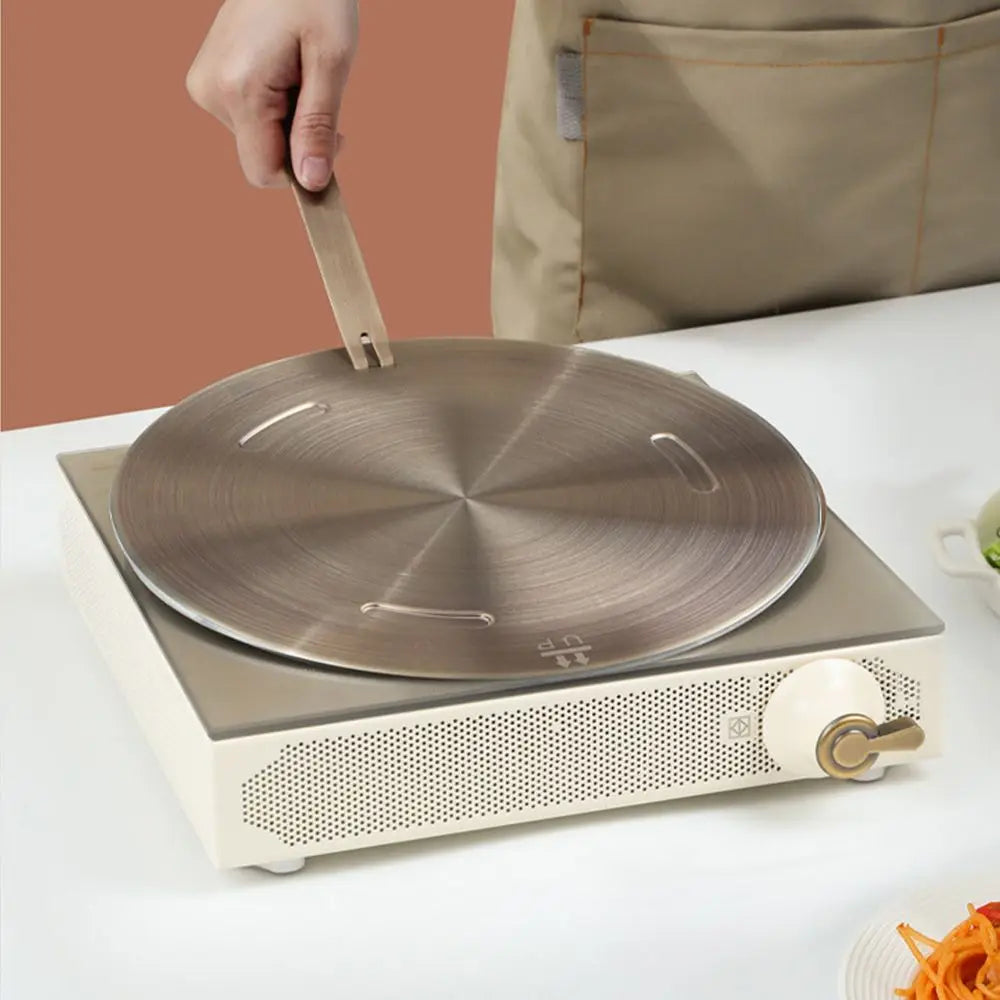 Plaque de diffusion de chaleur en acier inoxydable – Anneau diffuseur de chaleur pour plaques à induction, accessoires de cuisine