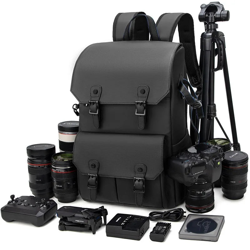 Sac à bandoulière imperméable pour appareil photo – Arven – (Grande capacité)