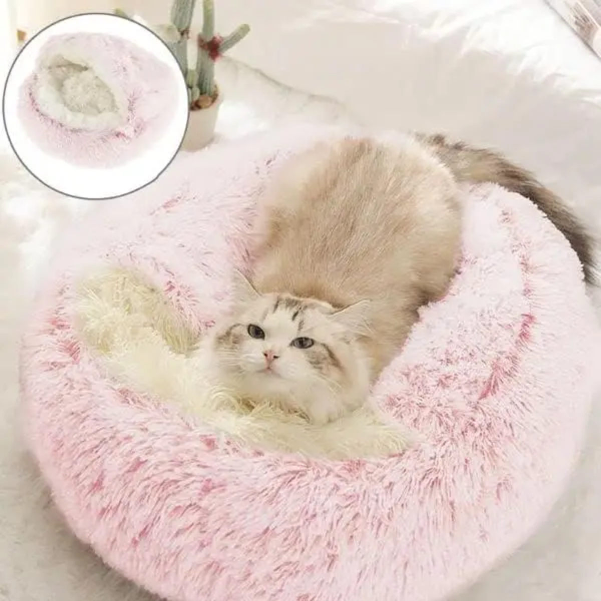 Lit pour animaux Cozy Cave | Lit pour chien apaisant et confortable pour une profonde détente
