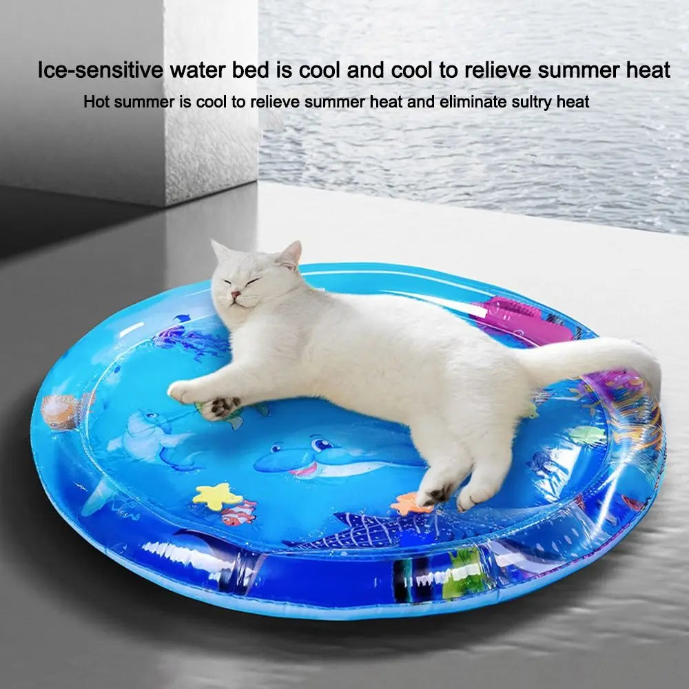 COOLPET - Lit d'eau non toxique pour chiens et chats, soulagement par temps chaud