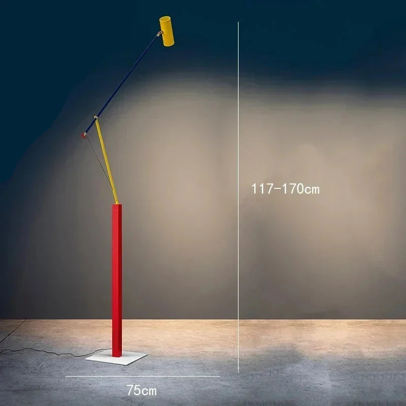 Lampe sur pied nordique réglable