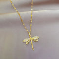 Collier Libellule en Or