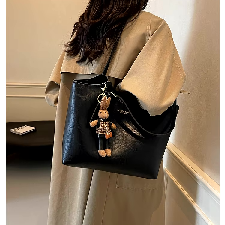 Sac fourre-tout femme spacieux avec doubles poignées