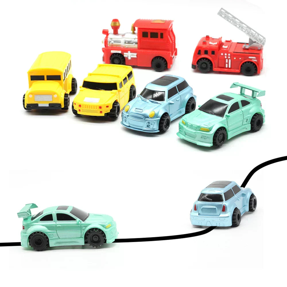 Voiture jouet pour enfants avec suivi de ligne | Jouet éducatif interactif | Créatif & sans écran