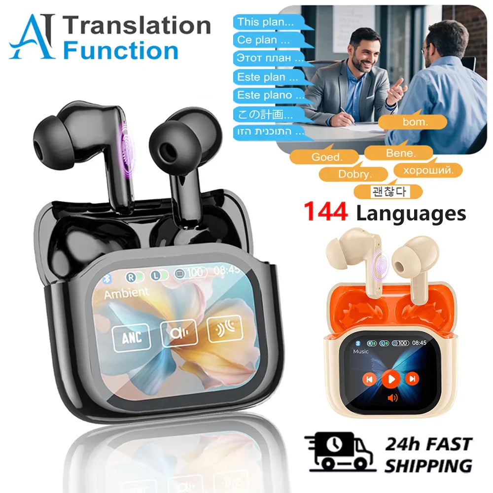 Écouteurs à réduction de bruit avec traduction instantanée – Avelora