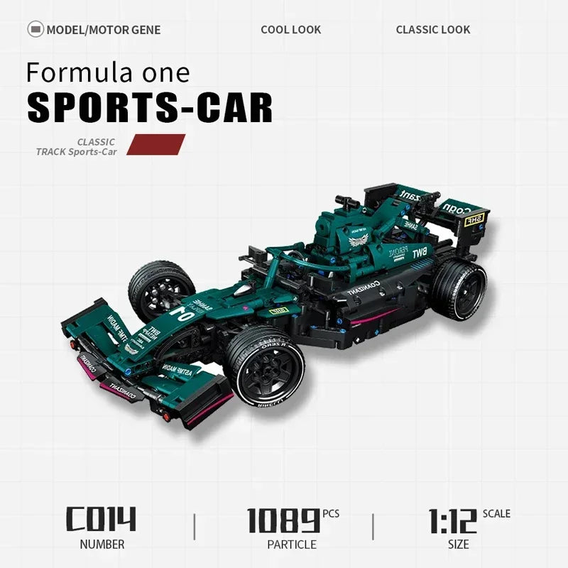 Kit de Construction de Voiture de Course - Modèle Passionnant pour les Passionnés