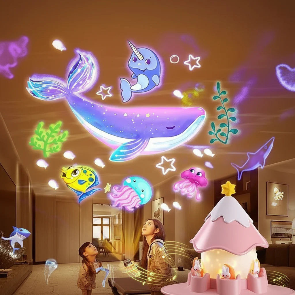 DREAMLIX – Projecteur d'étoiles musical avec 12 thèmes enchanteurs