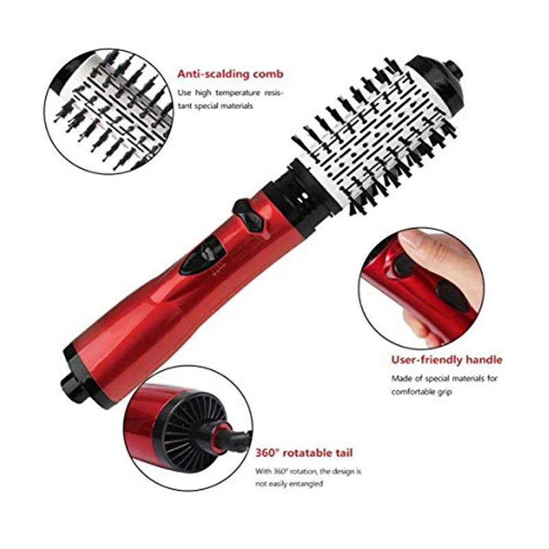 HairGlam™ - Brosse rotative 3 en 1, Styler et Sèche-cheveux (Achetez maintenant !)