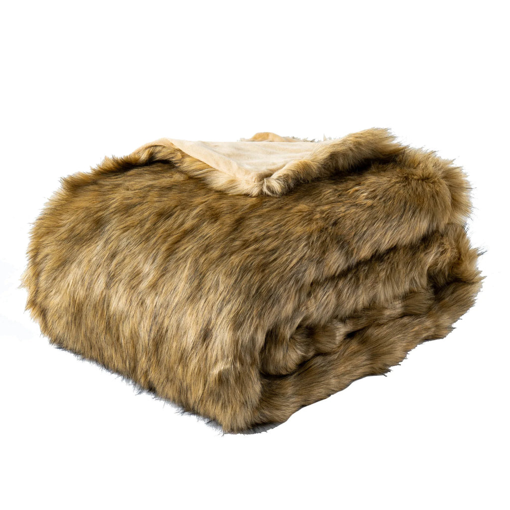 Couverture en fourrure de renard – profitez d'une opulence pure