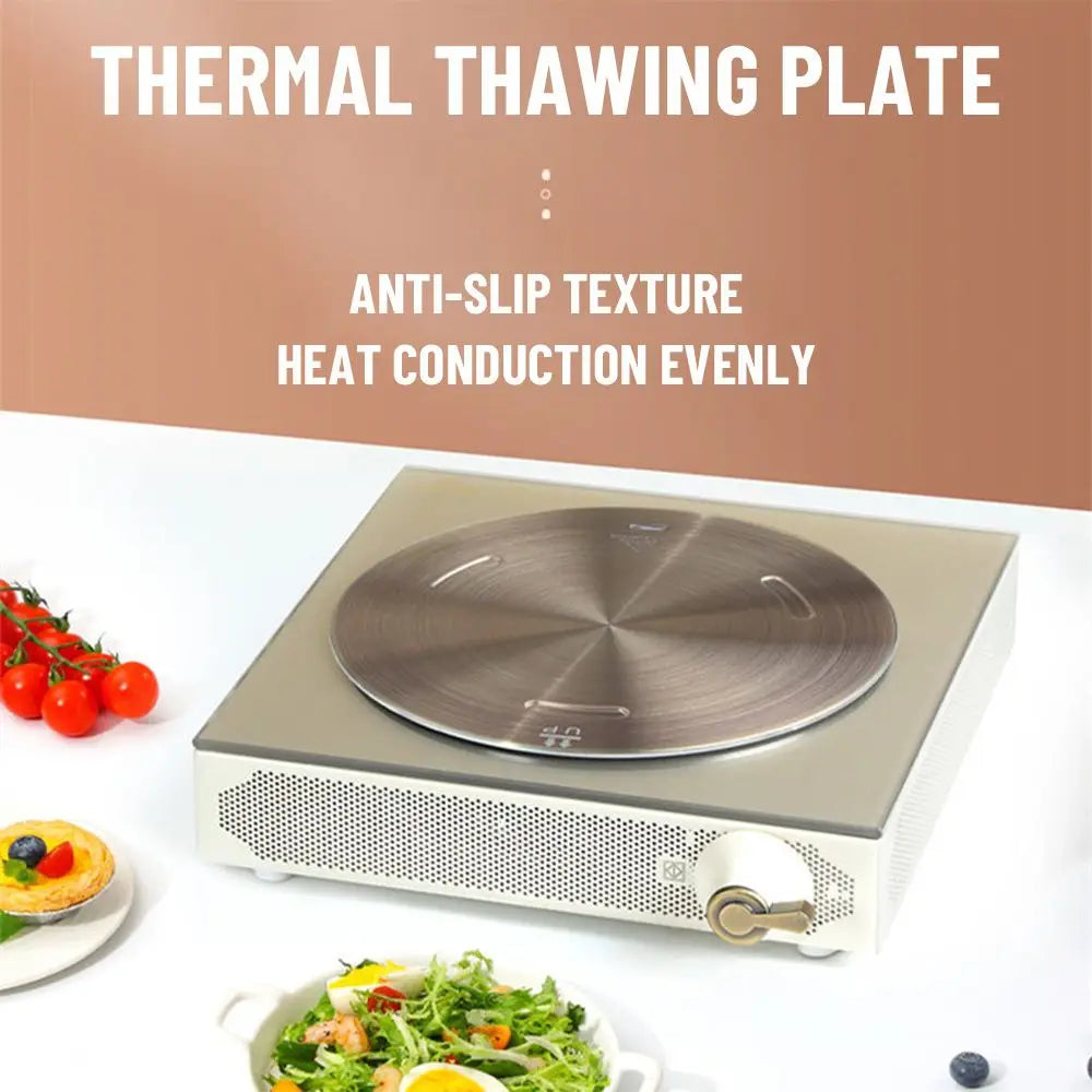 Plaque de diffusion de chaleur en acier inoxydable – Anneau diffuseur de chaleur pour plaques à induction, accessoires de cuisine