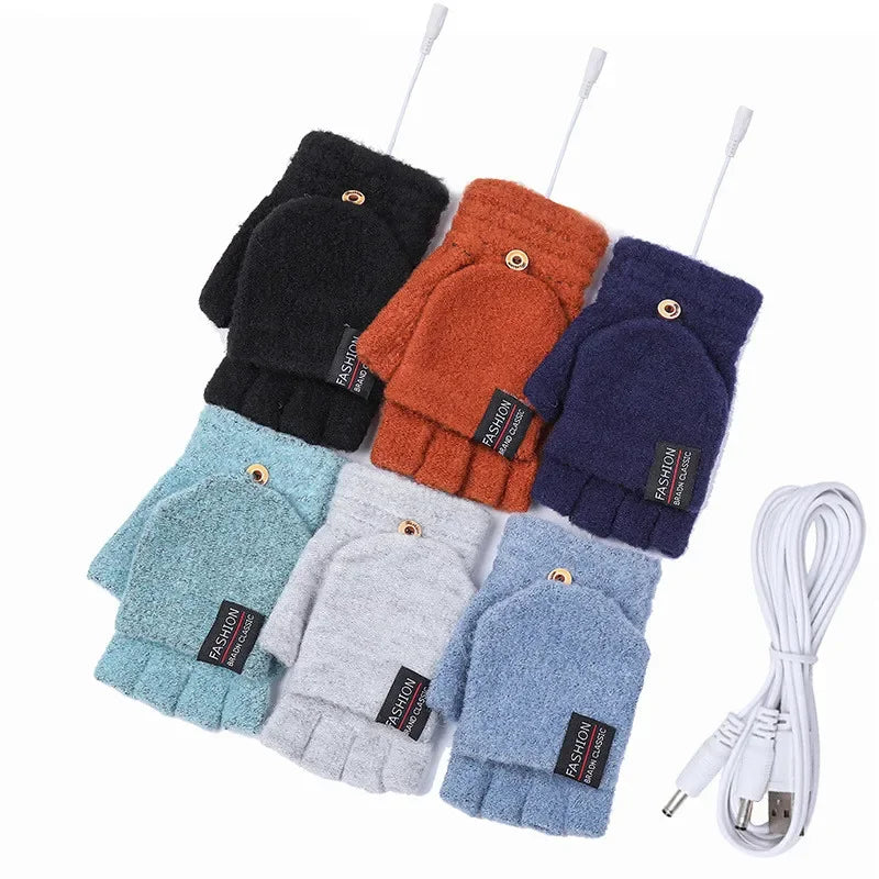 Skanto | Gants chauffants USB rechargeables à vagues chaudes