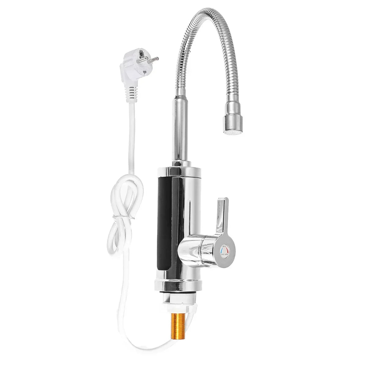 FlowHeat 3000W Robinet de Cuisine Eau Chaud Instantané – Robinet Électrique Mélangeur avec Affichage de Température