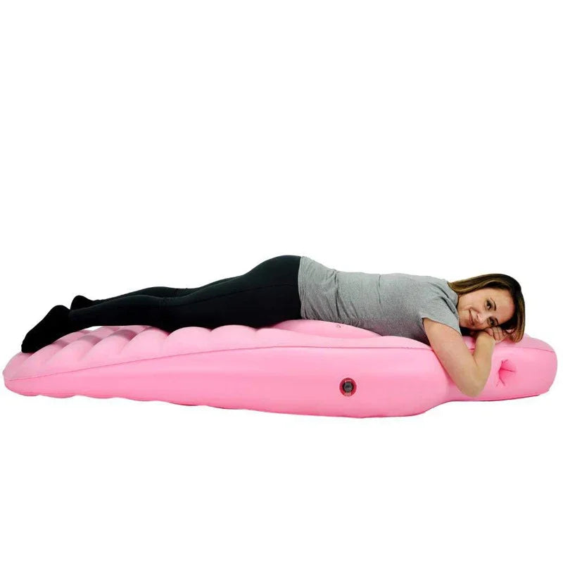 Coussin de Grossesse Gonflable et Tapis de Yoga – Idéal pour des Nuits Confortables et du Soutien