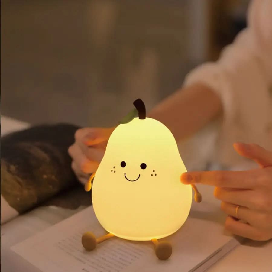 Lampe de nuit rechargeable en silicone pour enfants