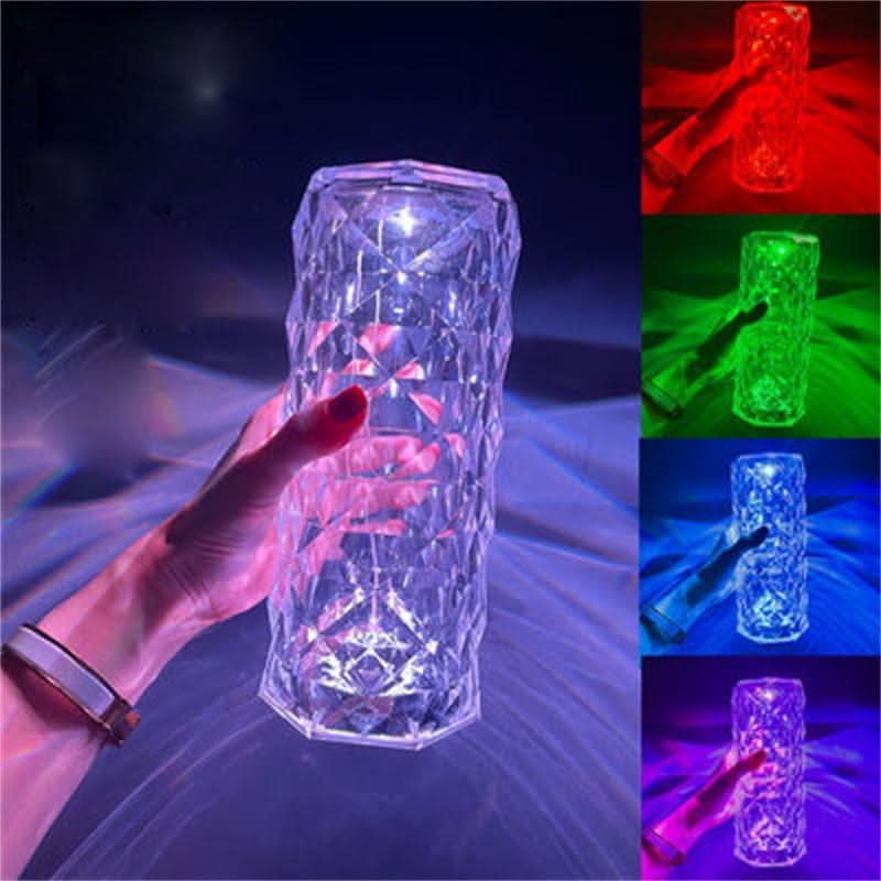 Lampe LED décorative de style cristal