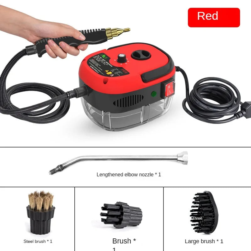 Nettoyeur à vapeur STEAMVOLT | 2500W Haute pression | 3 Bar de puissance vapeur | Pour cuisine, salle de bain & ménage