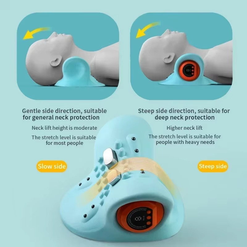 Skanto | Massager Cervical Électrique – Soulagement Intelligent de la Douleur au Cou avec Chaleur & Thérapie par Pulsations