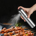 Pulvérisateur d'huile CULINARA FineMist | Flacon pulvérisateur en acier inoxydable de 100 ml | Pour huile, vinaigre & BBQ | Rechargeable & Dosage précis