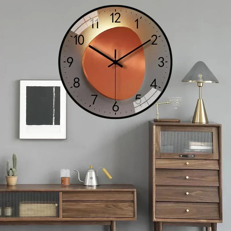 Horloge murale élégante, silencieuse et idéale pour chaque pièce