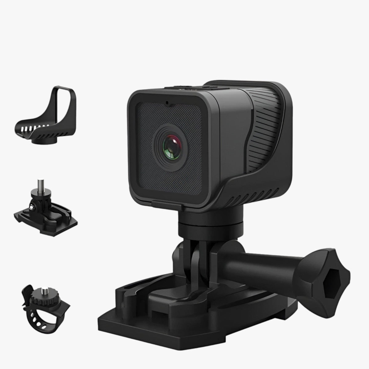 RevCam 1080P HD Caméra WiFi Étanche – Caméra d'action compacte pour vélos et motos