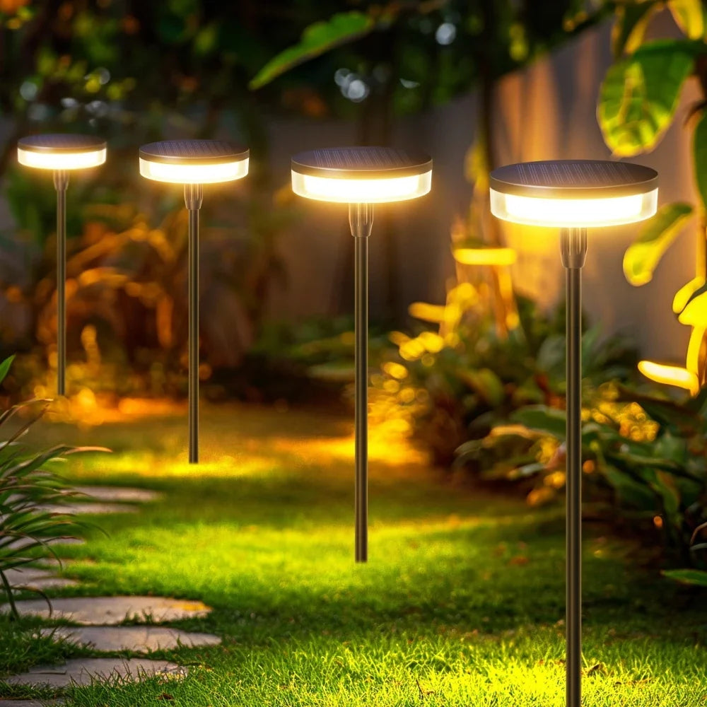 Lampe de jardin oscillante à énergie solaire