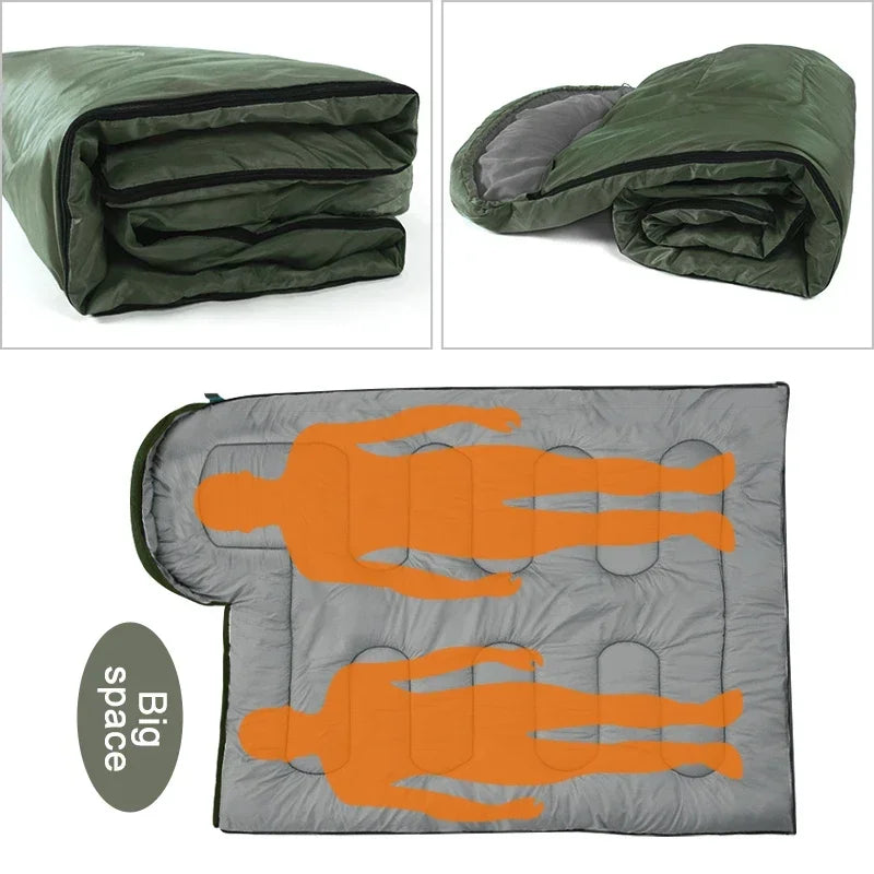 Sac de Couchage Ultraléger 4 Saisons – Chaud et Imperméable pour Aventures en Plein Air et Camping