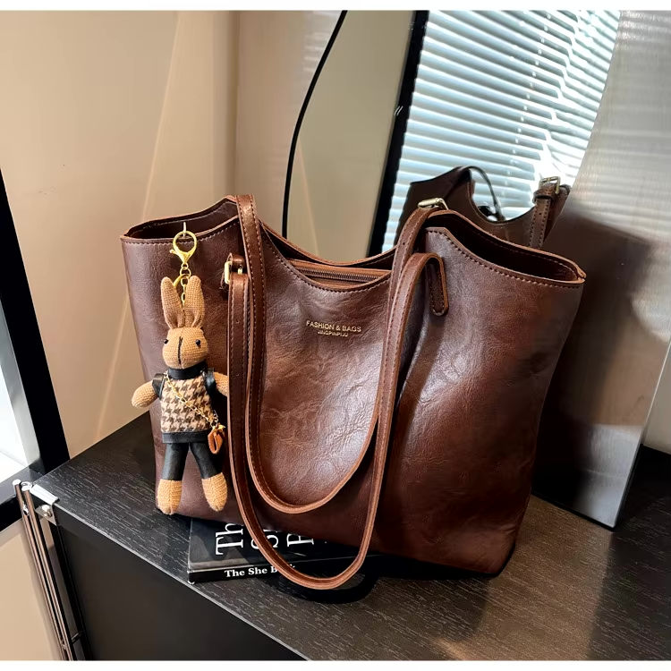 Sac fourre-tout femme spacieux avec doubles poignées