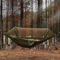 Hamac OutdoorRelax avec moustiquaire et système de fermeture rapide – Capacité de charge de 200 kg