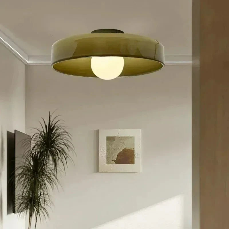 Lampe de plafond en verre au design scandinave – Éclairage chaleureux pour tous les intérieurs