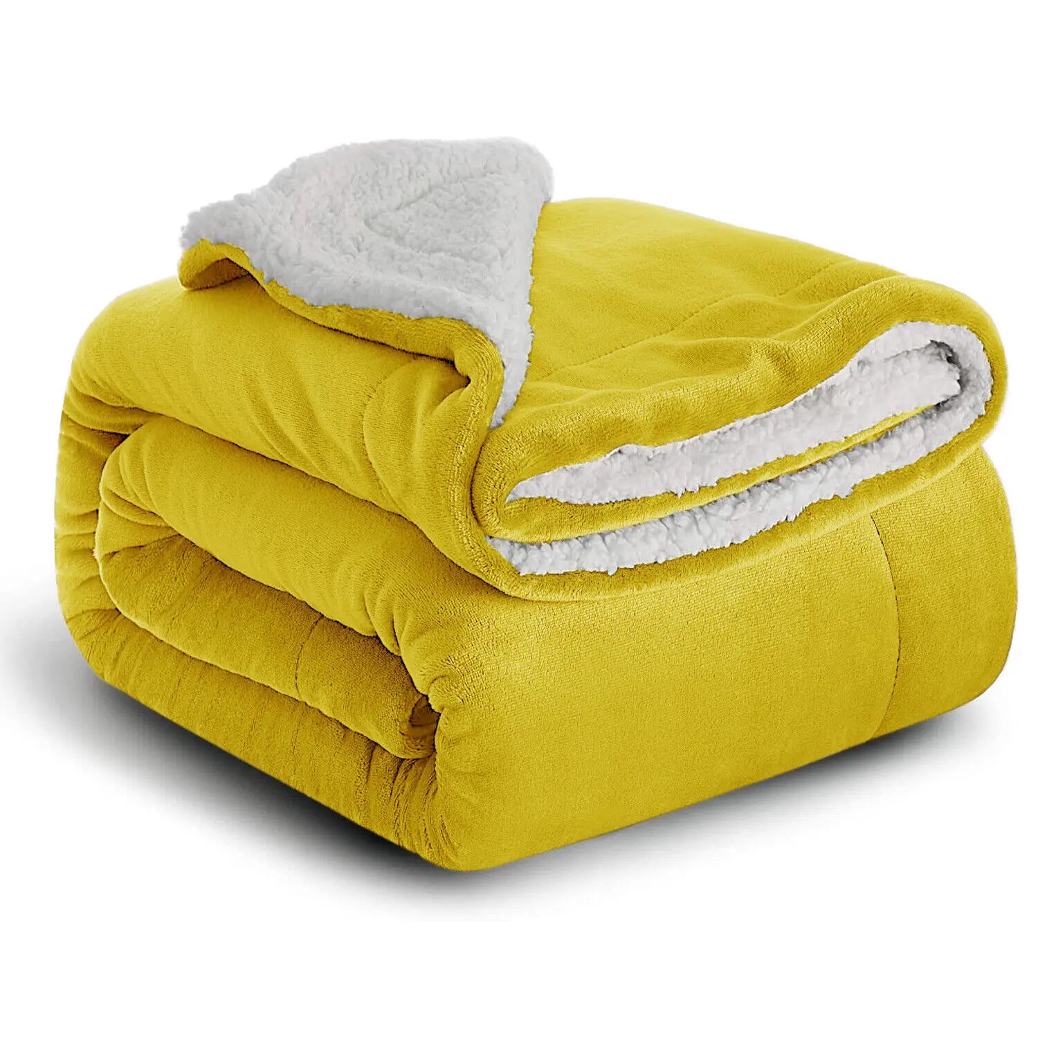 Couverture en sherpa réversible