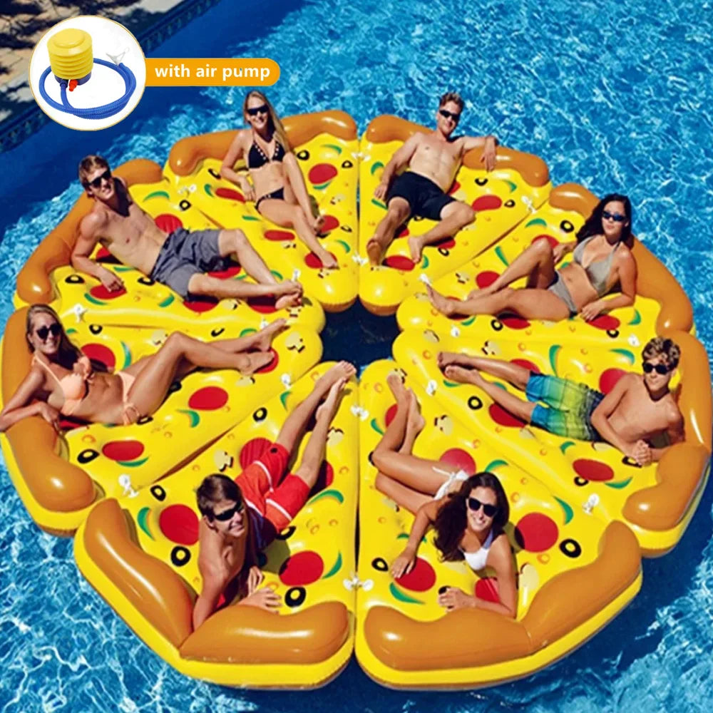 Matelas Gonflable Pizza Géant – Détendez-vous et Profitez avec Style