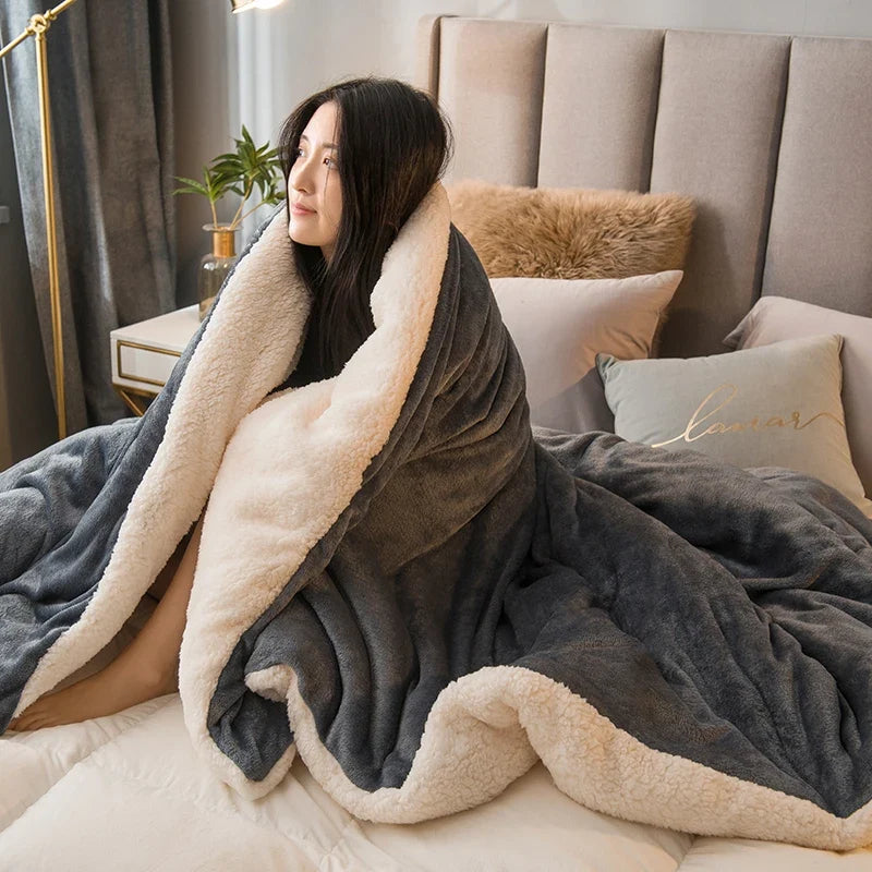 Housse de couette en Thermofleece réversible