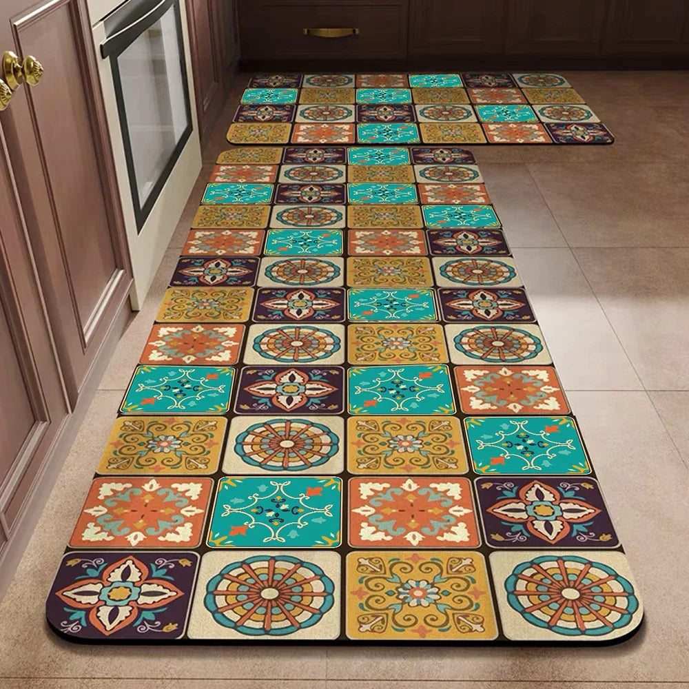Tapis de Cuisine Antidérapant Premium