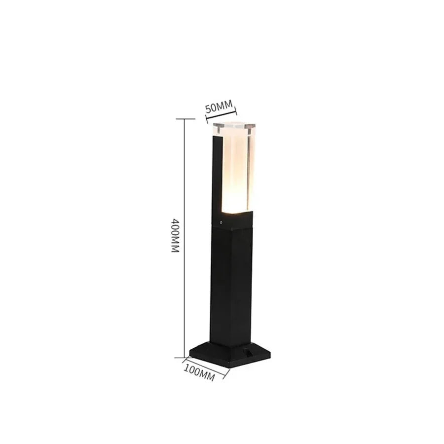 Lampe de jardin LED avec détecteur de mouvement