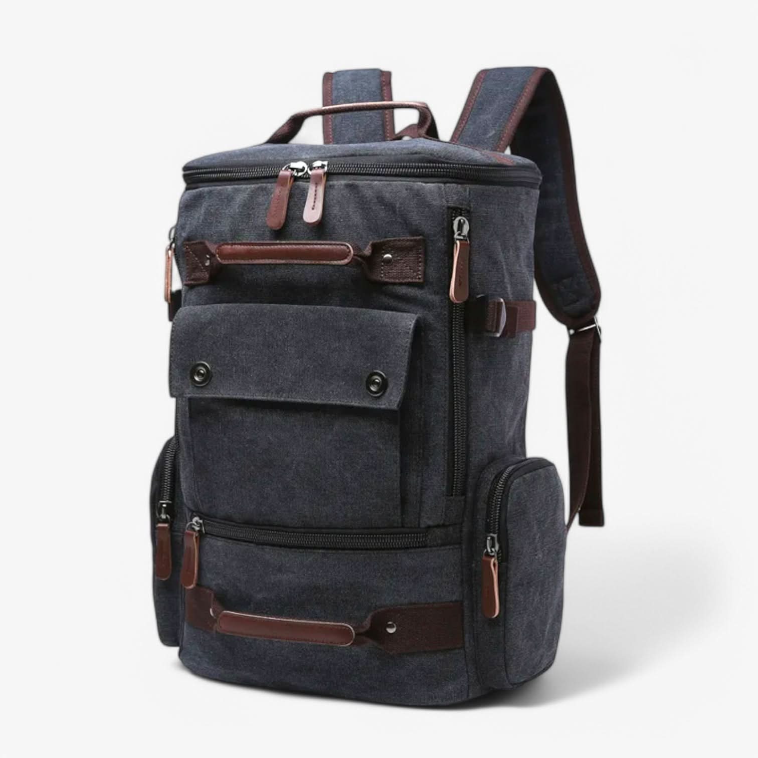 VINTAGECANVAS Sac à dos – Élégant & Fonctionnel avec compartiment pour ordinateur portable pour le quotidien & l'aventure