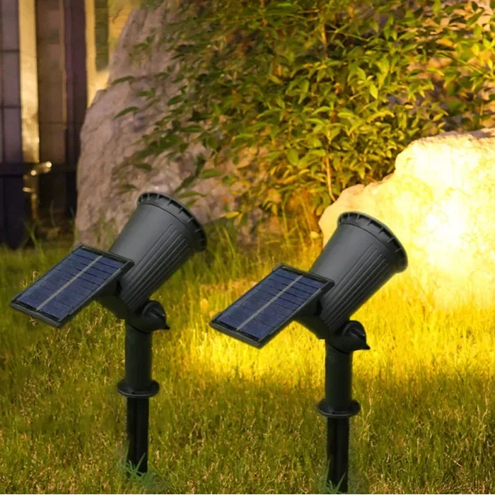 Projecteur de jardin solaire avec luminosité réglable