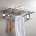 STEELRACK – Porte-serviettes en acier inoxydable gain de place et élégant