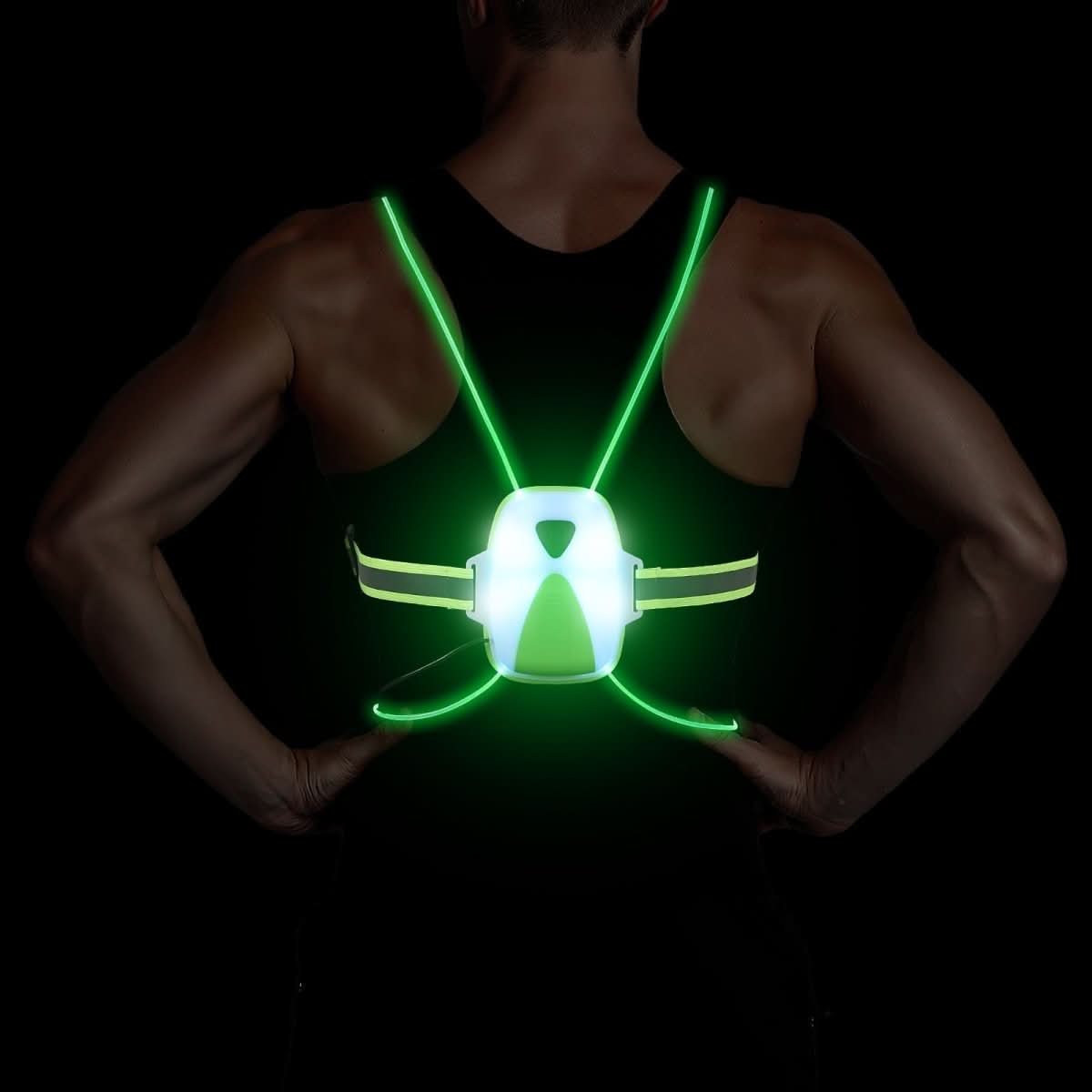REFLECTGLOW – Gilet de sécurité LED ajustable pour une visibilité maximale