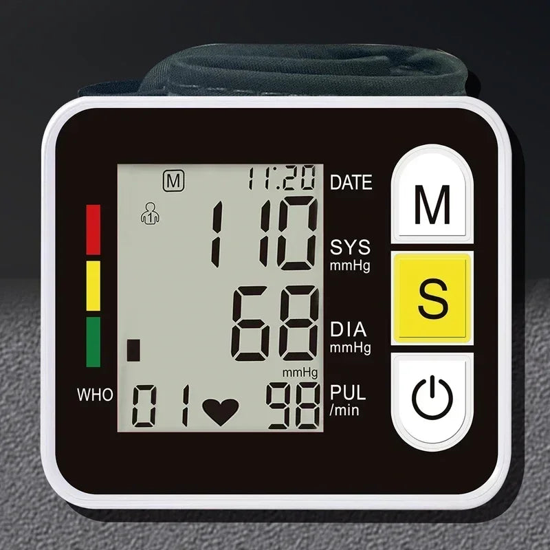 Tensiomètre numérique au poignet avec écran LCD – PulseTrack