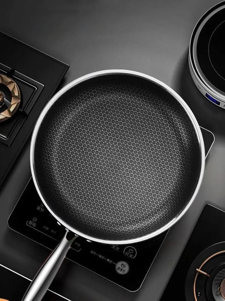 STEELCORE – Poêle en acier inoxydable pour une cuisson économique et durable