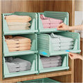 Pack de 5 boîtes pliables pour le rangement des vêtements dans le placard – Liora