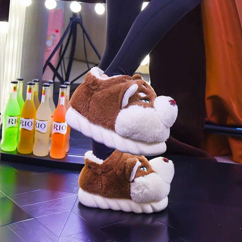 Chaussons Husky – Pour Chaleur et Joie à Domicile