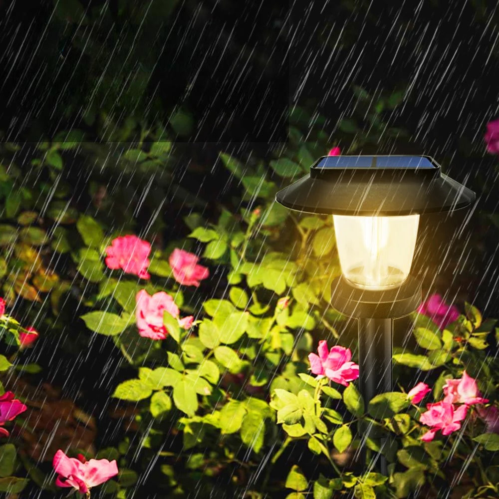 Lampe de jardin solaire décorative