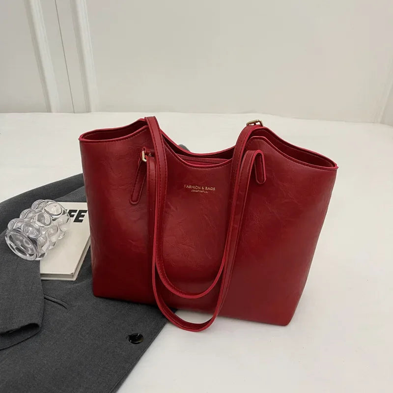 Sac fourre-tout femme spacieux avec doubles poignées